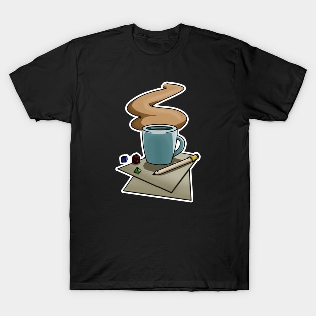 Game Master Coffee Break T-Shirt by LupaShiva